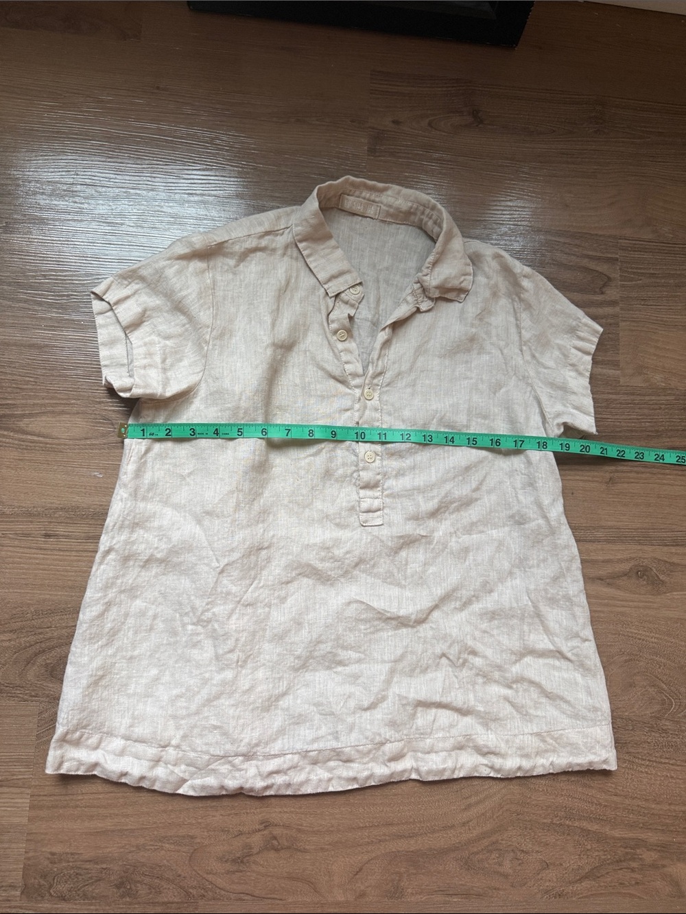 CP Shades 100% linen blouse Small